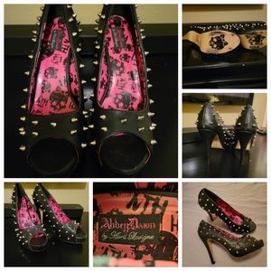 Abbey Dawn Studded Stilettos